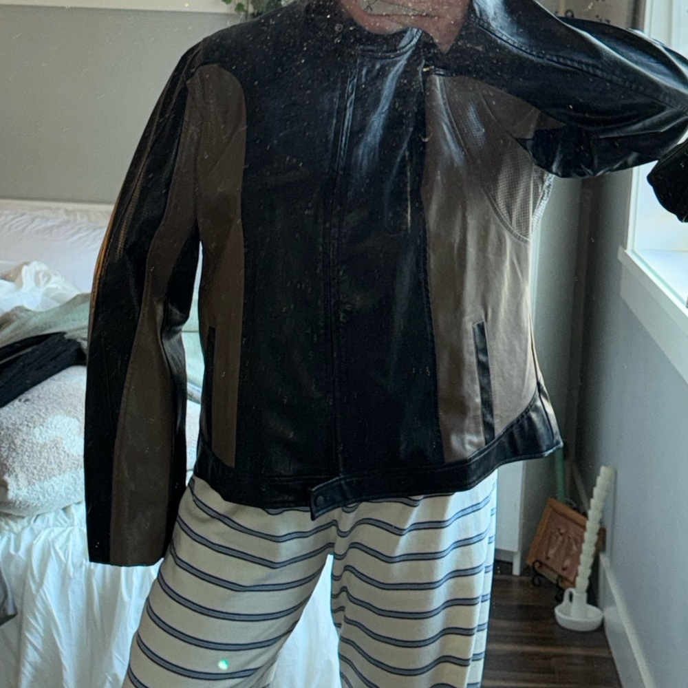 I.AM.GIA Black/Brown Racer Jacket - Picture 9 of 10